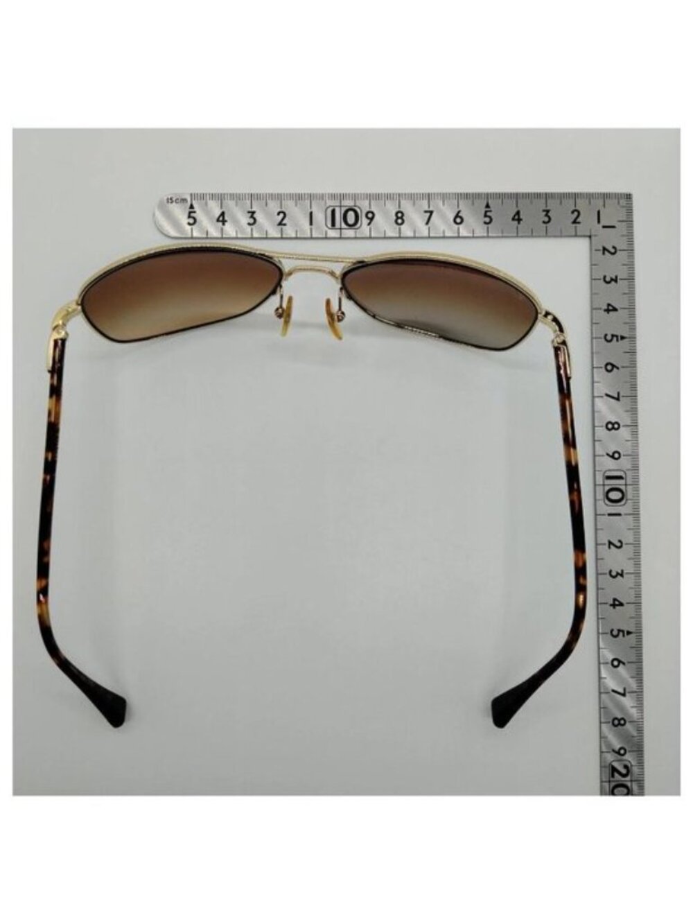 Authentic Louis Vuitton Aviator Sunglasses Gold Frame Gradient Lenses w/ Case - Picture 6 of 10